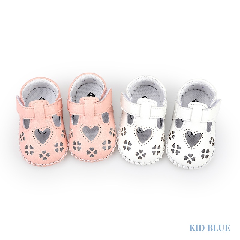 Giày Sandal Đế Mềm Chống Trượt Thoáng Khí Thoải Mái In Họa Tiết Trái Tim Dễ Thương Thời Trang Xuân Hè Cho Bé