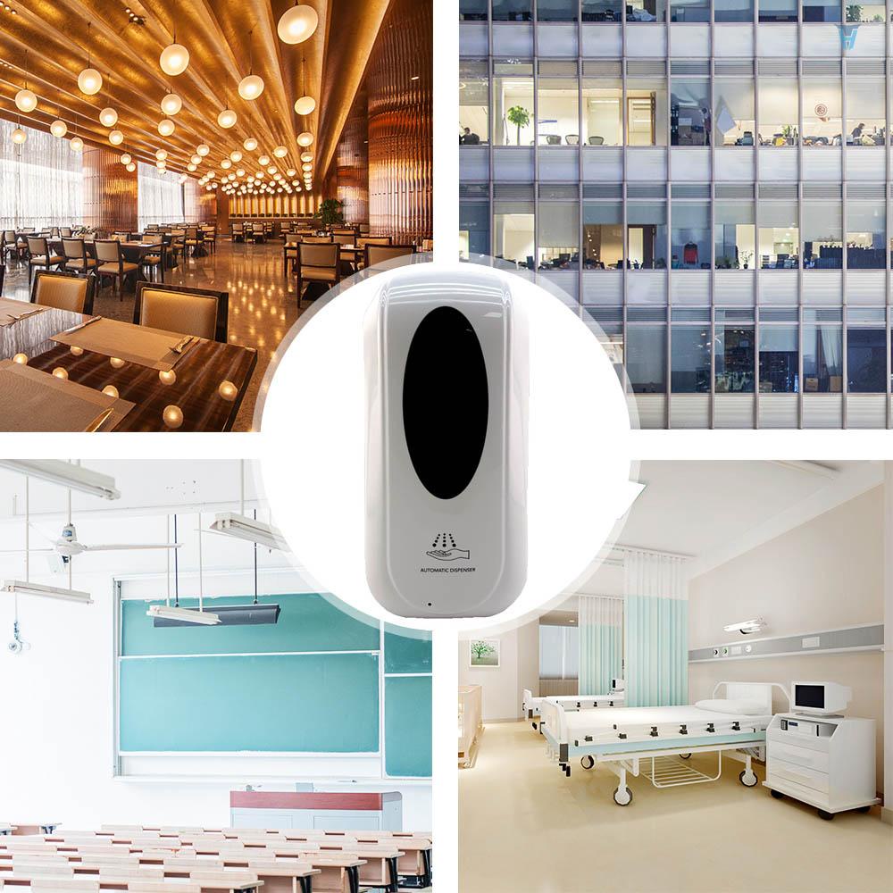 Bình Xịt Nước Rửa Tay Cảm Ứng Tự Động 1200ml Không Cần Khoan