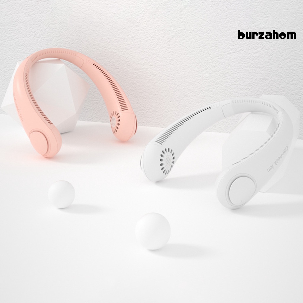 Quạt Thể Thao Mini Đeo Cổ Không Cánh Sạc USB Tiện Lợi Dành Cho Hoạt Động Ngoài Trời