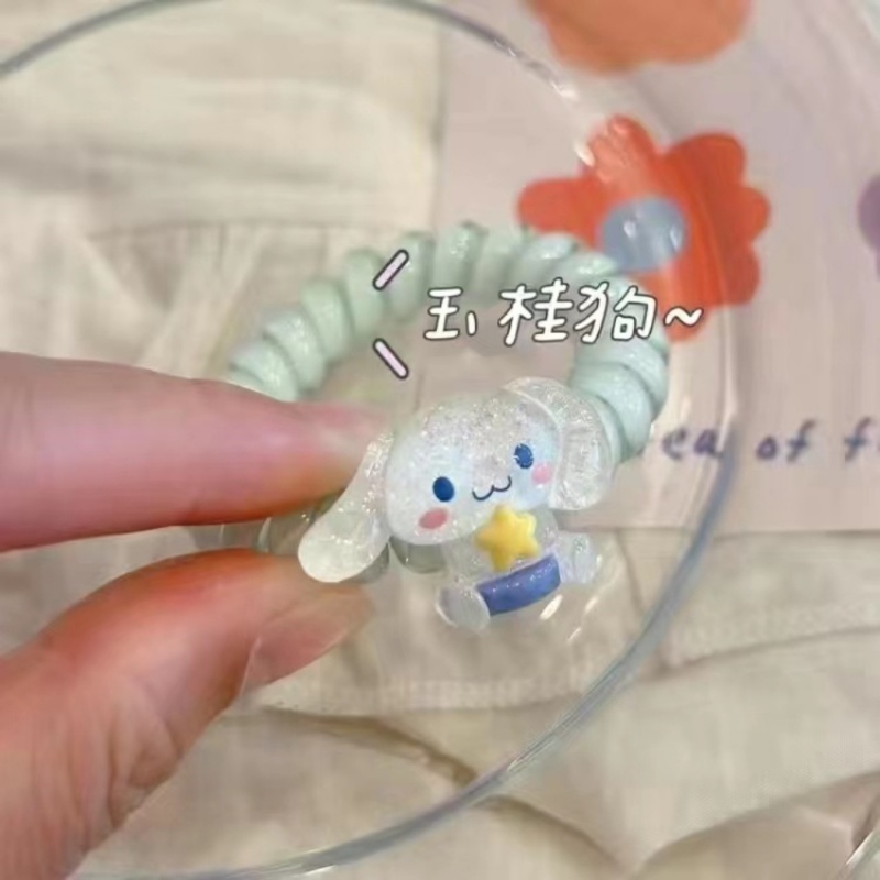 Dây Cột Tóc Hình Hoạt Hình Sanrio Dễ Thương Phong Cách Nhật Hàn Cho Nữ