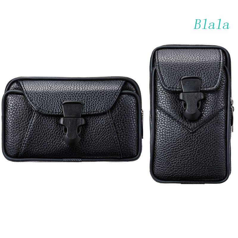 Túi Da PU Đeo Hông Đựng Điện Thoại Phong Cách Vintage Cho Nam