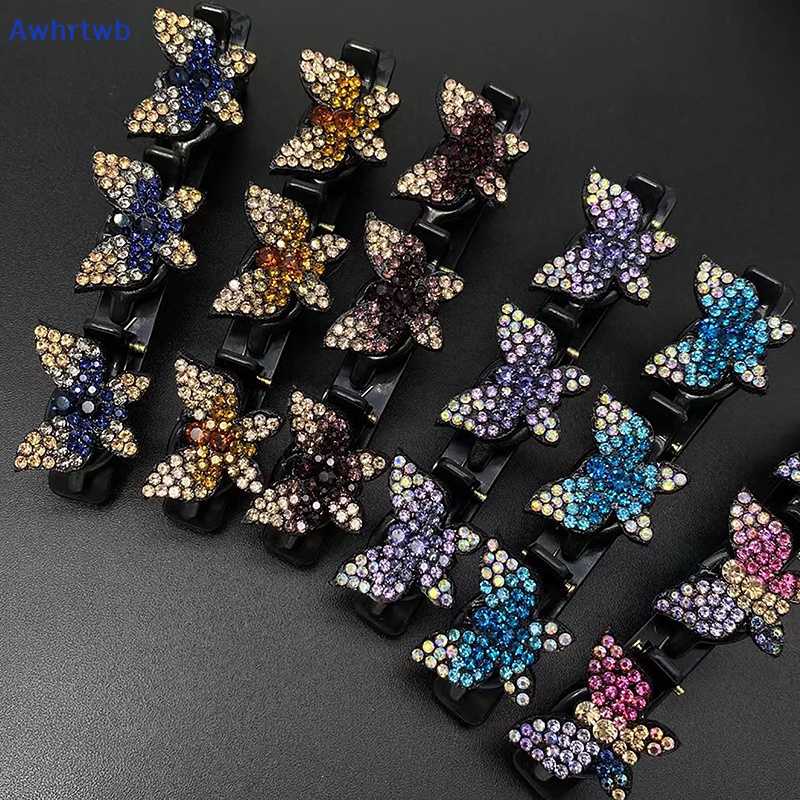 Kẹp Tóc Hình Bướm Màu Đen Kèm 3 Kẹp Tóc Nhỏ Xinh Thời Trang Cho Nữ Mới