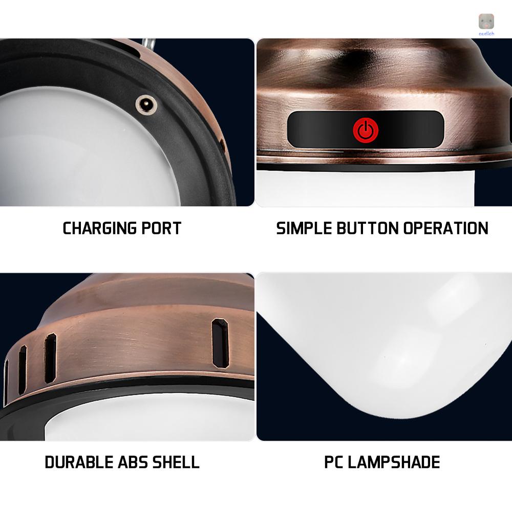 Đèn Lồng Mini IPX4 Chống Thấm Nước Kèm Sạc Tiện Dụng Mang Theo Du Lịch Cắm Trại