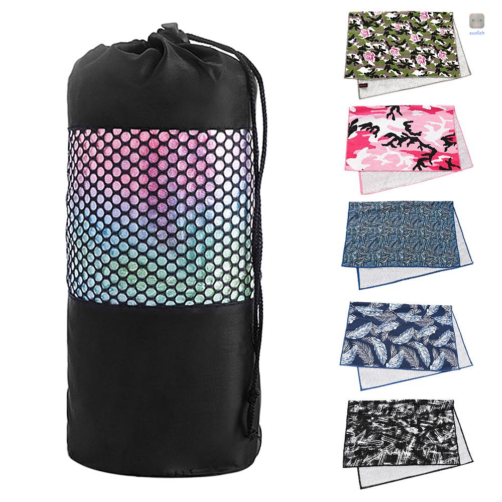 Thảm Tập Yoga Nhanh Khô Chống Trượt Kèm Túi Lưới Tiện Dụng