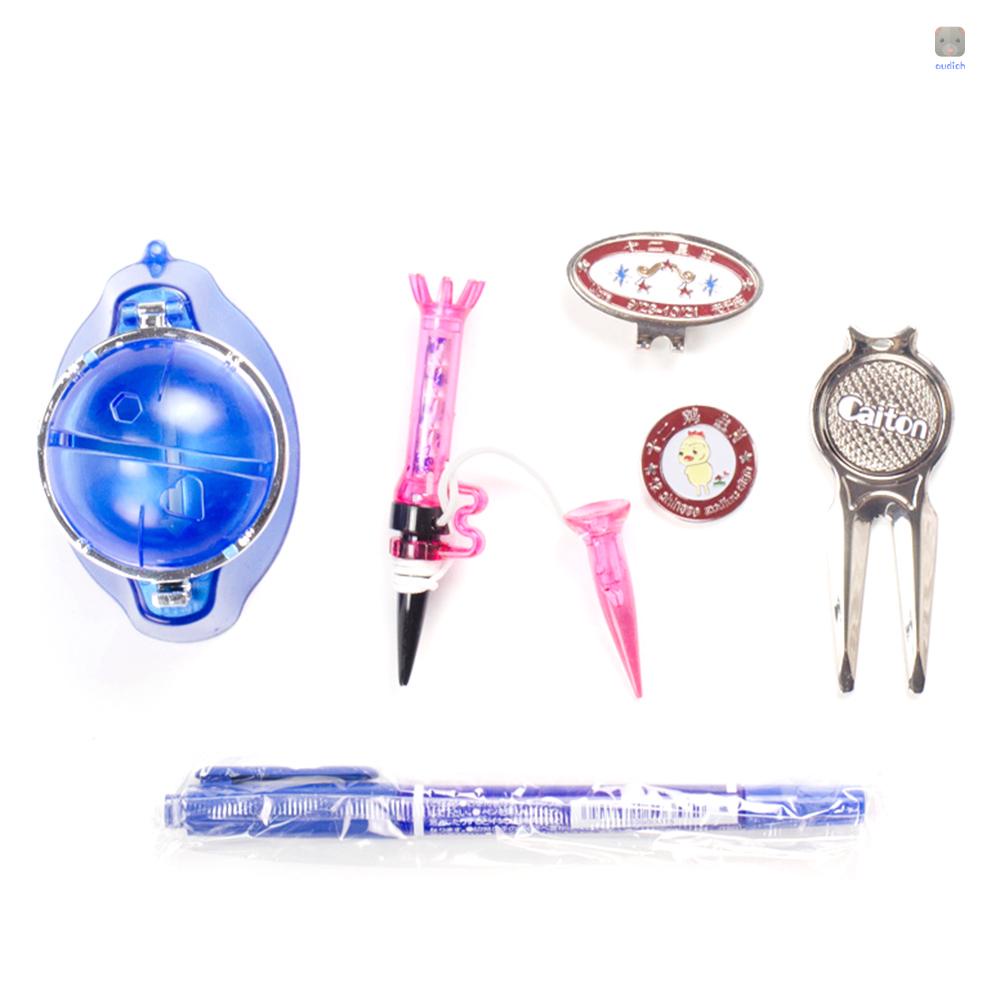 Bộ Dụng Cụ Đánh Dấu Đường Đánh Dấu Đường Đánh Golf Từ Tính (Kẹp Mũ Đánh Golf) Màu Sắc Ngẫu Nhiên