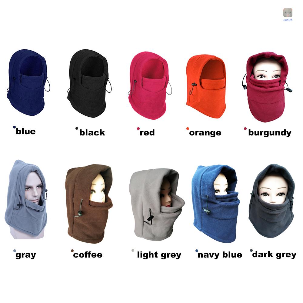 Mũ Trùm Mặt Bằng Lông Cừu Dày Dặn Chống Gió Giữ Ấm Mùa Đông