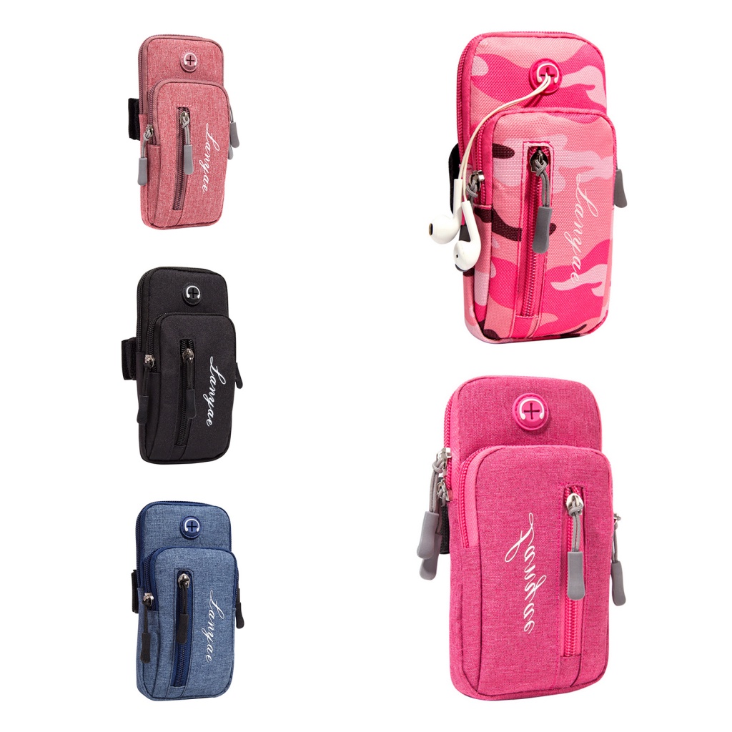 Túi Đựng Điện Thoại Đeo Cánh Tay Có Khóa Kéo Đa Năng Chống Văng Cho giaur1.br