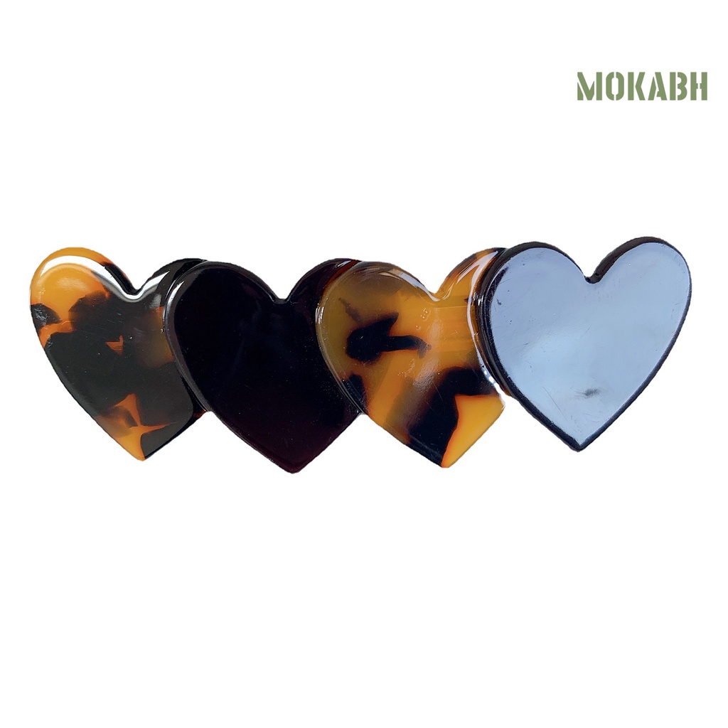 Kẹp Tóc Hình Trái Tim Nhiều Kiểu Dáng Thanh Lịch Chống Rơi