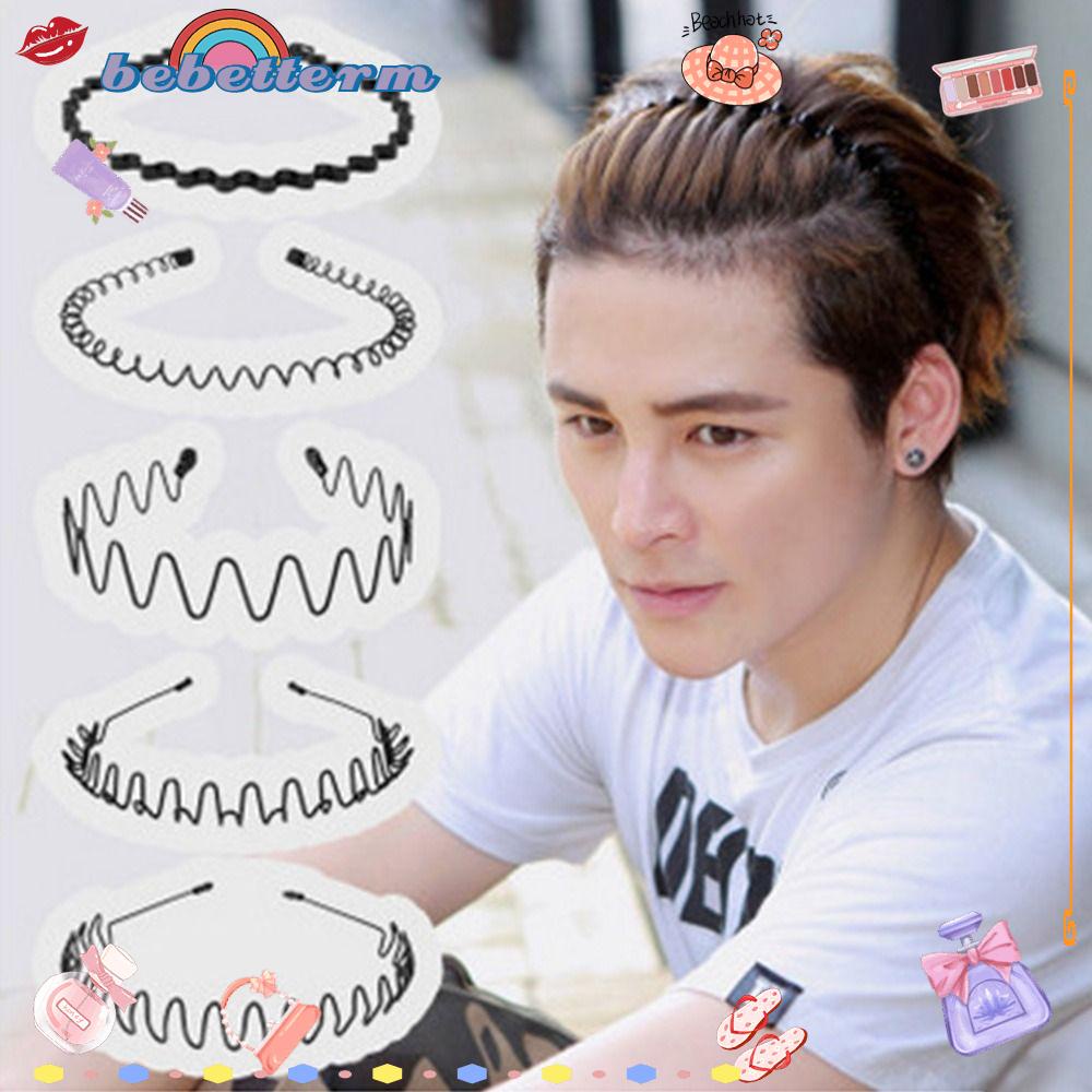 Set 3 / 5 / 6 / 10 Băng Đô Cài Tóc Hình Gợn Sóng Phong Cách Alice Cho Nam Và Nữ