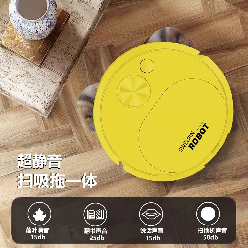 Robot quét thông minh tự động hộ gia đình Máy làm sạch mini sạc USB Máy hút bụi thông minh quét robot làm sạch khối lượng thấp chúng tôi