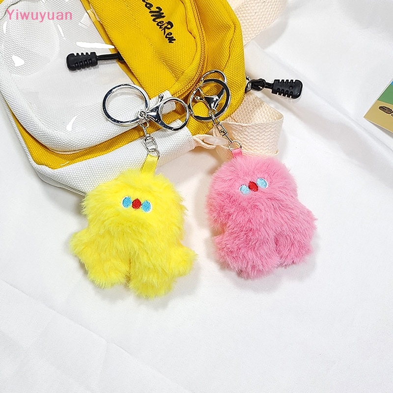 < Yiwuyuan > Móc Chìa Khóa Hình Búp Bê Nhồi Bông Nhiều Màu Trang Trí Ba Lô / Ô Tô Mới