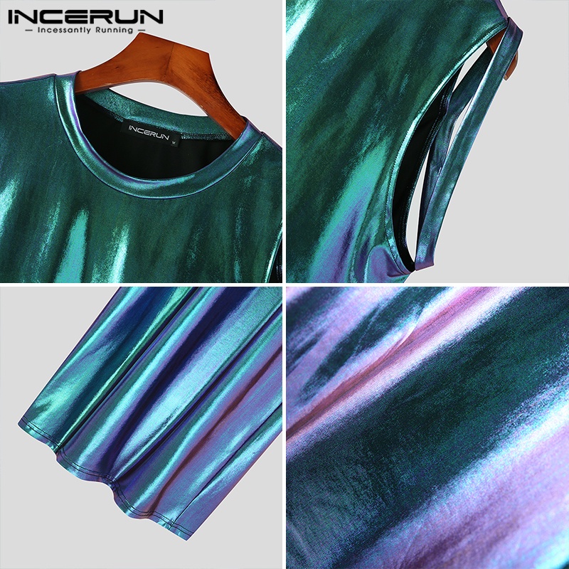 INCERUN Set Áo tank top + Quần Ống Rộng Kiểu Dáng Đơn Giản Năng Động Thời Trang