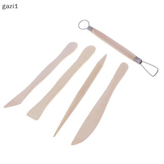Set 5 dụng cụ điêu khắc đất sét 6inch chuyên dụng