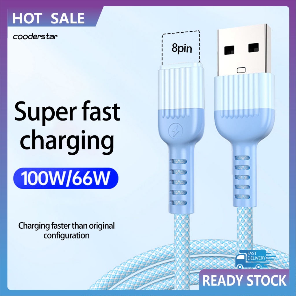 Dây Cáp Sạc Bện Nylon Dài 2M Cho Gia Đình