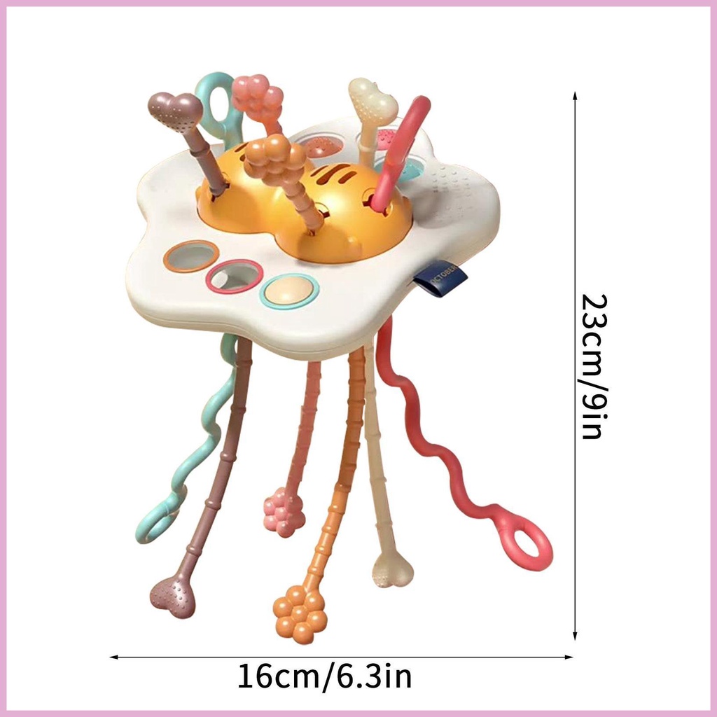 Đồ Chơi Dây Kéo Dạy Học Theo Phương Pháp Montessori Với Bong Bóng Đơn Giản Cho Bé