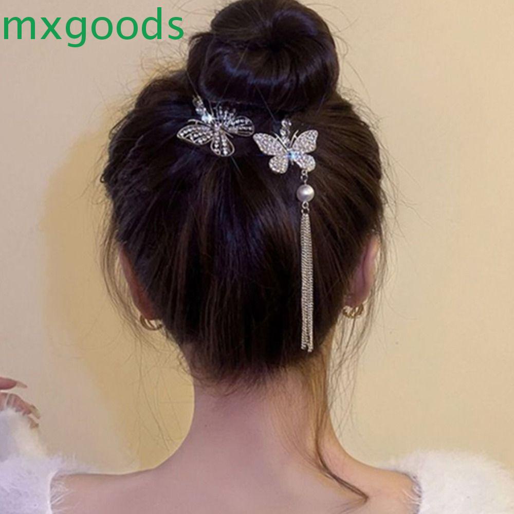 Kẹp Tóc Đuôi Ngựa Hình Cá Mập Phối Tua Rua Phong Cách Hàn Quốc Ngọt Ngào Cho Nữ MXGOODS