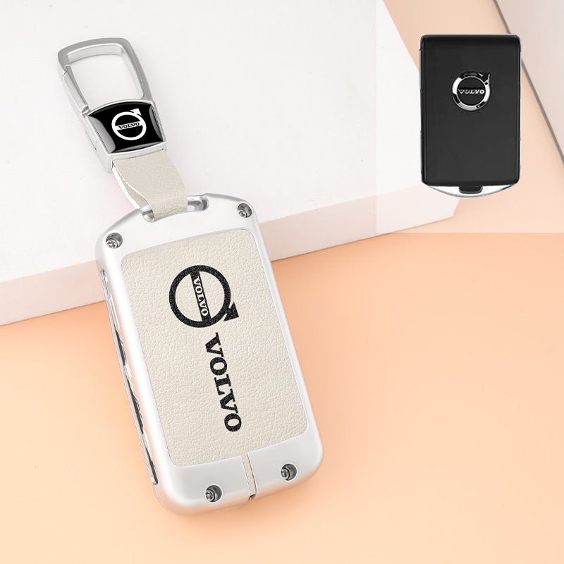 Ốp Bảo Vệ Chìa Khóa Xe Hơi Volvo S60 Xc90 S90 Xc40l V60 Xc60 V90 Bằng Hợp Kim