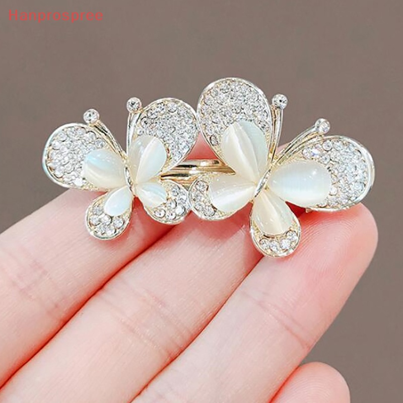 Ghim Cài Áo Hình Bướm Đính Đá Opal Thanh Lịch Cho Nữ