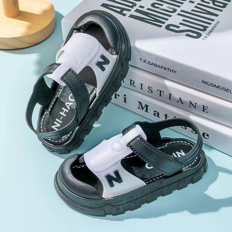 Xăng đan Thể Thao Đế Mềm Chống Trượt Thời Trang Mùa Hè Hàn Quốc Dành Cho Bé Trai