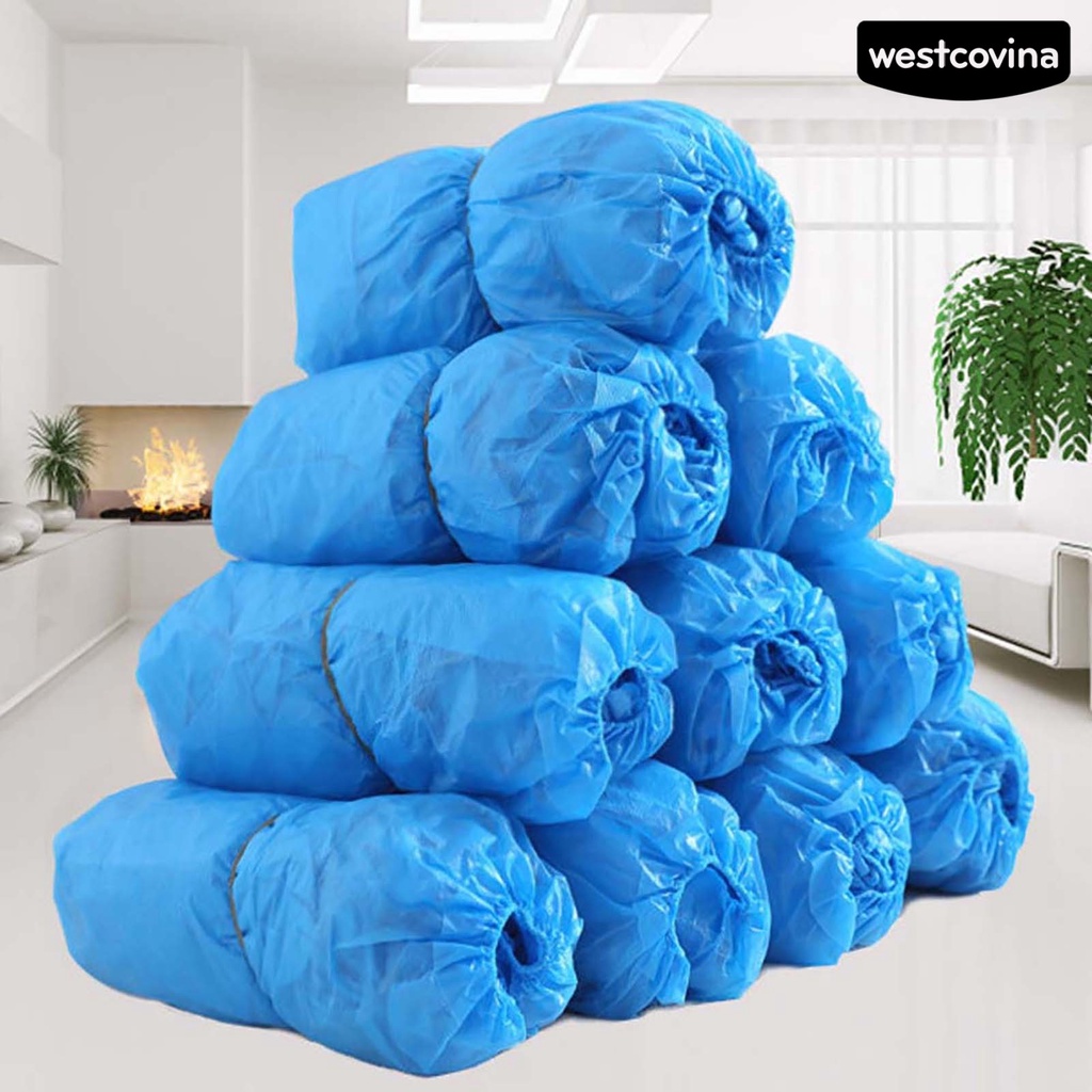 [COD]☁Bộ 200 Vỏ Bọc Giày Co Giãn Chống Thấm Nước Dùng Một Lần Tiện Lợi