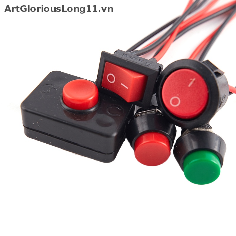 Công Tắc Nút Nhấn Tròn Mini Chống Thấm Nước Chuyên Dụng Cho Tàu Thuyền