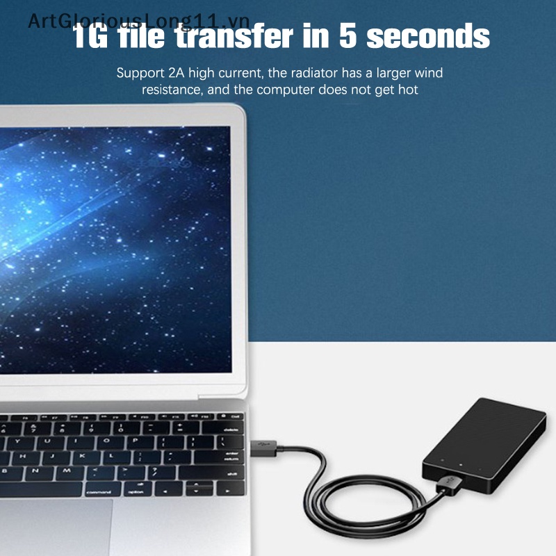 Dây Cáp Nối Dài USB Sang Cổng USB Cho Ổ Cứng Tản Nhiệt