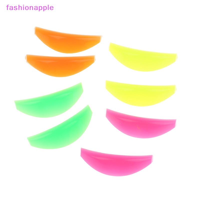 4 Cặp Đệm Silicone Uốn Cong Lông Mi Tái Sử Dụng Tiện Lợi