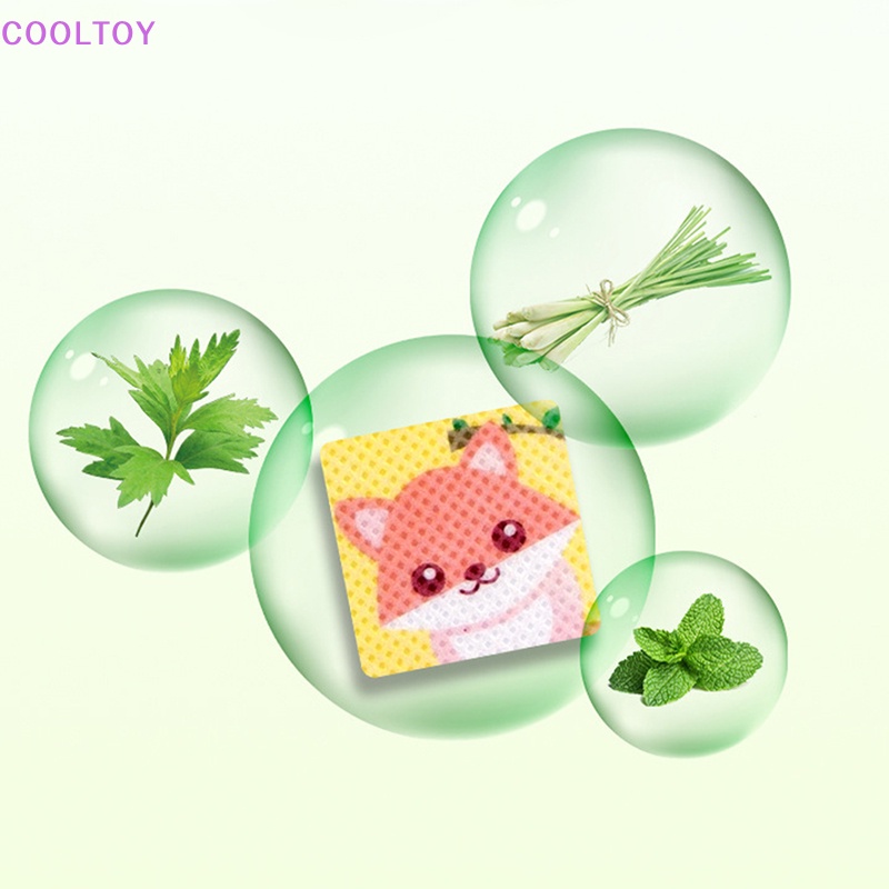 Cooltoy Miếng Dán Chống Muỗi Nhẹ Nhàng Họa Tiết Hoạt Hình Cây Cối Không Để Lại Dấu Vết