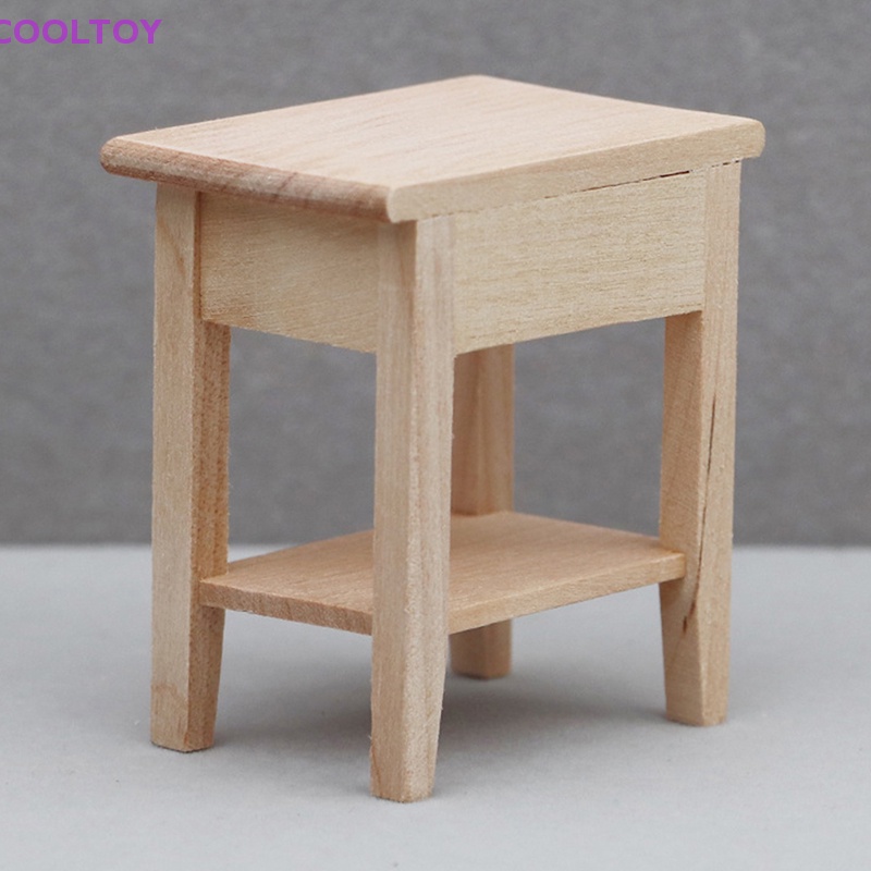 Cooltoy Mô Hình Nội Thất Phòng Khách / Giường Ngủ Thủ Công Màu Trơn Mini Tỉ Lệ 1 / 12 Trang Trí Nhà Búp