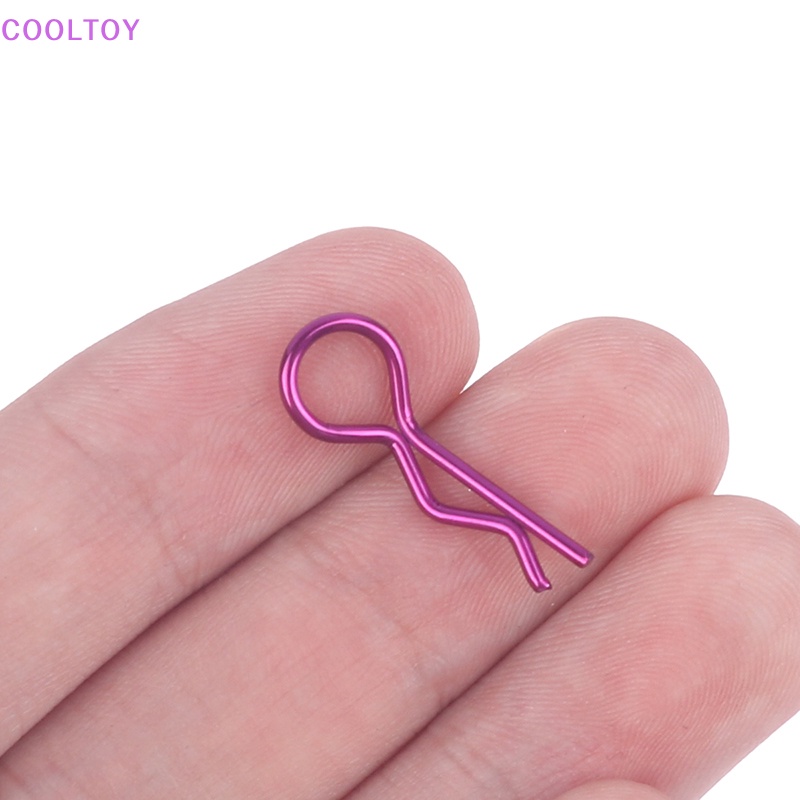 Set 10 Kẹp Kim Loại Cho Xe Đồ Chơi SCX10 Wraith TRX4 TRX6 HSP