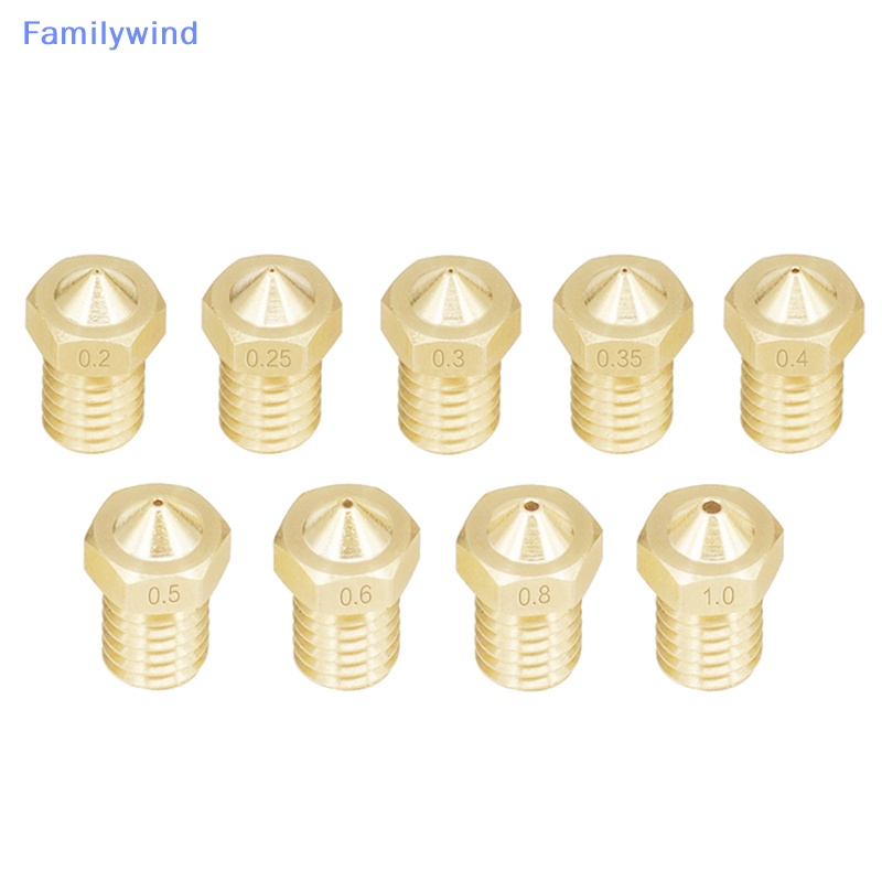 Vòi Phun V5 V6 0.2 0.3 0.4 0.5 0.6 0.8 1.0mm M6 Cho Máy In 3D