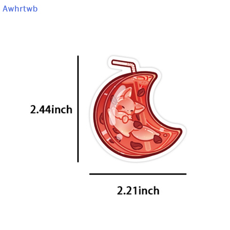 Set 40 Miếng Dán Trang Trí Tủ Lạnh / Xe Hơi / Ván Trượt / Laptop Họa Tiết Graffiti Hình Chú Cáo Nhỏ Dễ Thương Mới