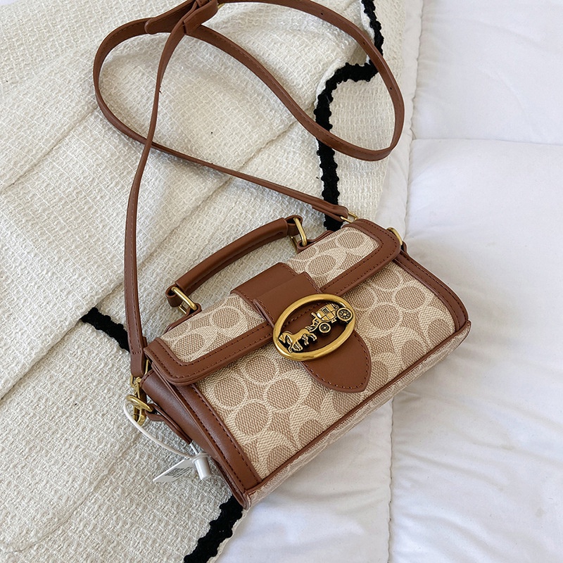 Túi Đeo Chéo Hình Vuông Cỡ Nhỏ Phong Cách retro Pháp Thời Trang Cao Cấp Cho Nữ