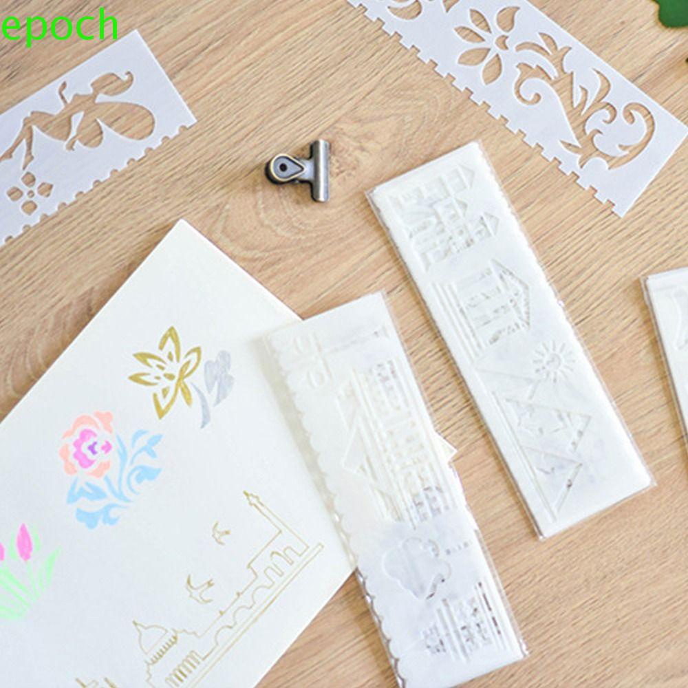 Epoch Khuôn Vẽ Trang Trí Sổ Tay Hình Chữ Cái Dành Cho Học Sinh