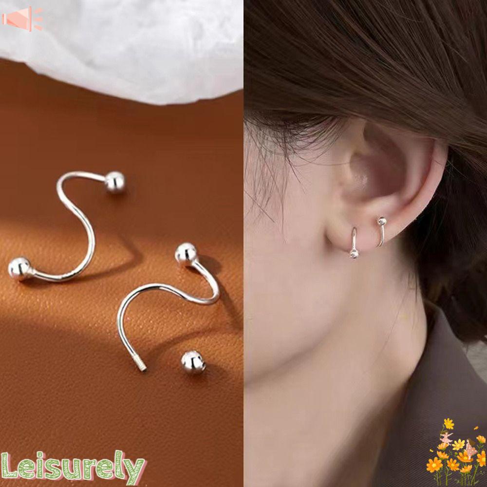 Bộ 5 Đôi Khuyên Môi Kiểu Xoắn Độc Đáo