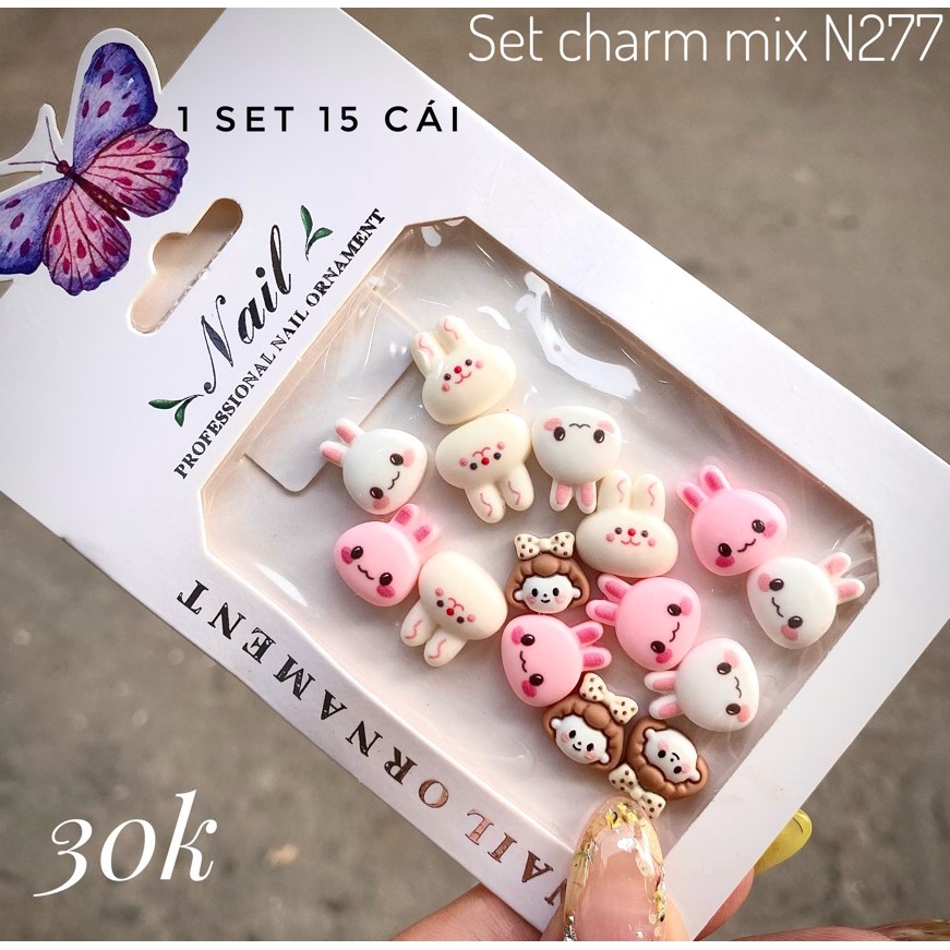 Set charm bảng 11 -đồ nails chuyên nghiệp-đồ nails nhật quyên