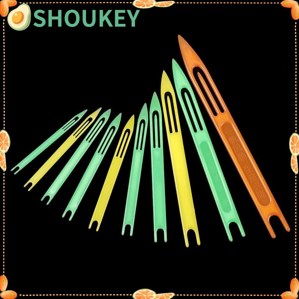 Set 8 / 10 Lưới Bắt Cá Chống Gỉ Màu Sắc Ngẫu Nhiên SHOUKEY