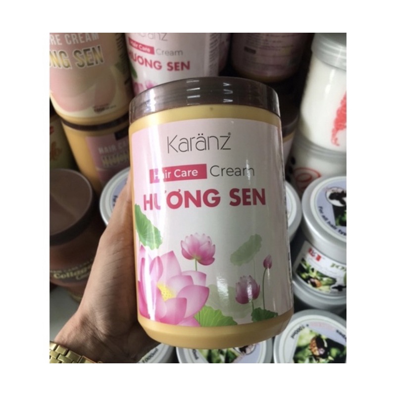 Hấp dầu ủ tóc collagen Kazan Hương Sen 1000ml