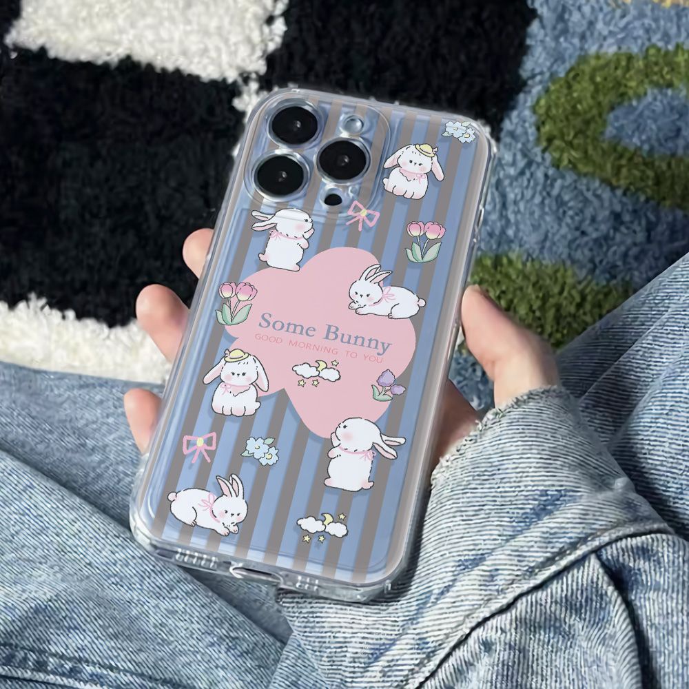 ✅Ốp Điện Thoại Mềm Chống Sốc Hình Thỏ Hoạt Họa Cho Iphone 11 1378iPhone12max 14proplus6ins Apple Quanc