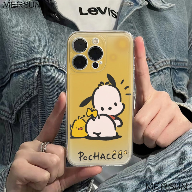 ✅Ốp Điện Thoại Mềm Chống Sốc Họa Tiết Cún Pacha 6In Đơn Giản Cho Apple Iphone plusmax11 1278 13 14pro QGGZ