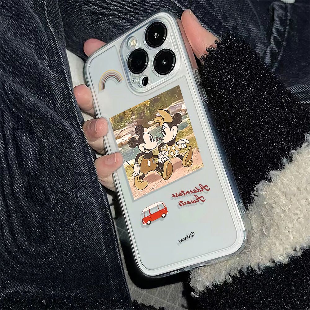 ✅Dây Cáp Ni Dài 11m 11m Dùng Cho iPhone12781314Ốp Điện Thoại Dẻo Họa Tiết Hoạt Hình Mickey Dễ Thương Chống Sốc Cho Iphone proplusmax Style 6In