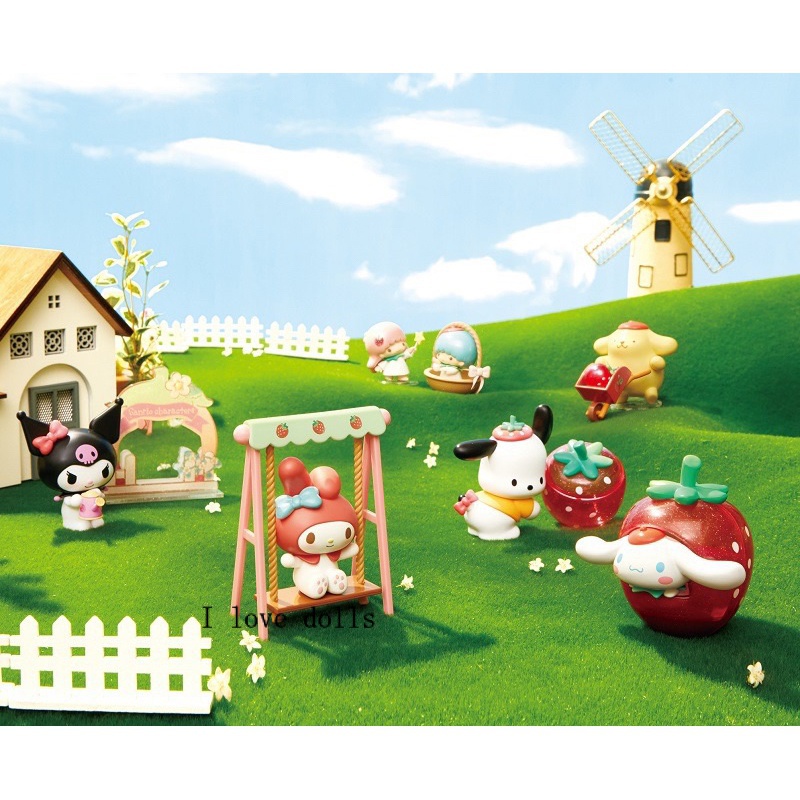 Sanrio Mô Hình Nhân Vật Nông Trại Dâu Tây Dễ Thương