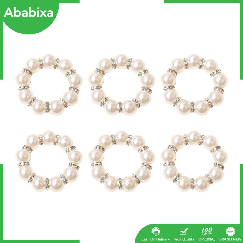 [Ababixa] 6 Kẹp Khăn Ăn Cho Đám Cưới / Lễ Kỳ Nghỉ Tinh Tế