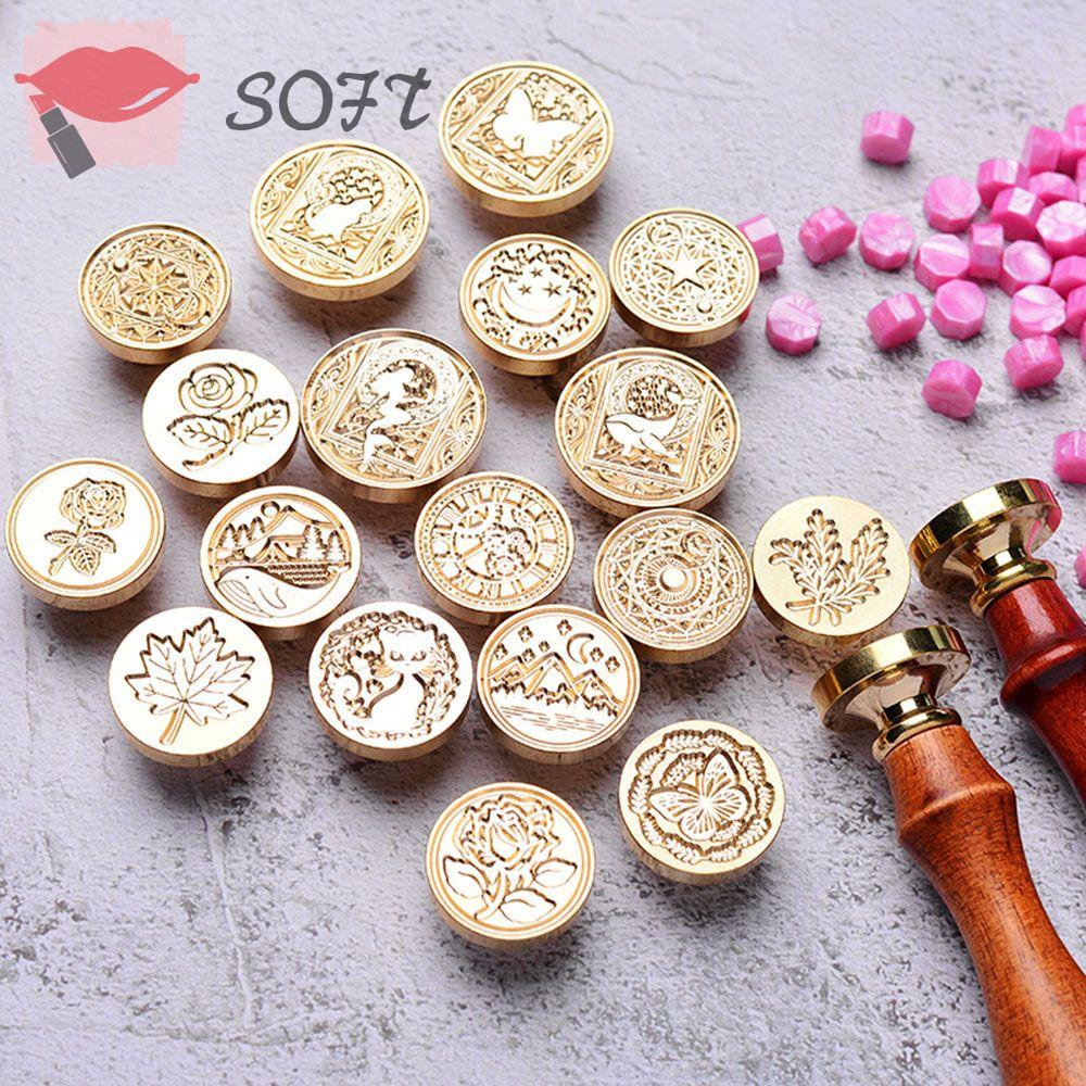 Con Dấu Đóng Sáp Niêm Phong Thiệp Mời Đám Cưới / Năm Mới Phong Cách Vintage