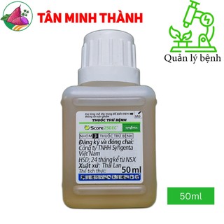 Score Syngenta 250EC quản lý phấn trắng, nấm bồ hóng, móc sương, thán thư, đốm nâu, muội đen
