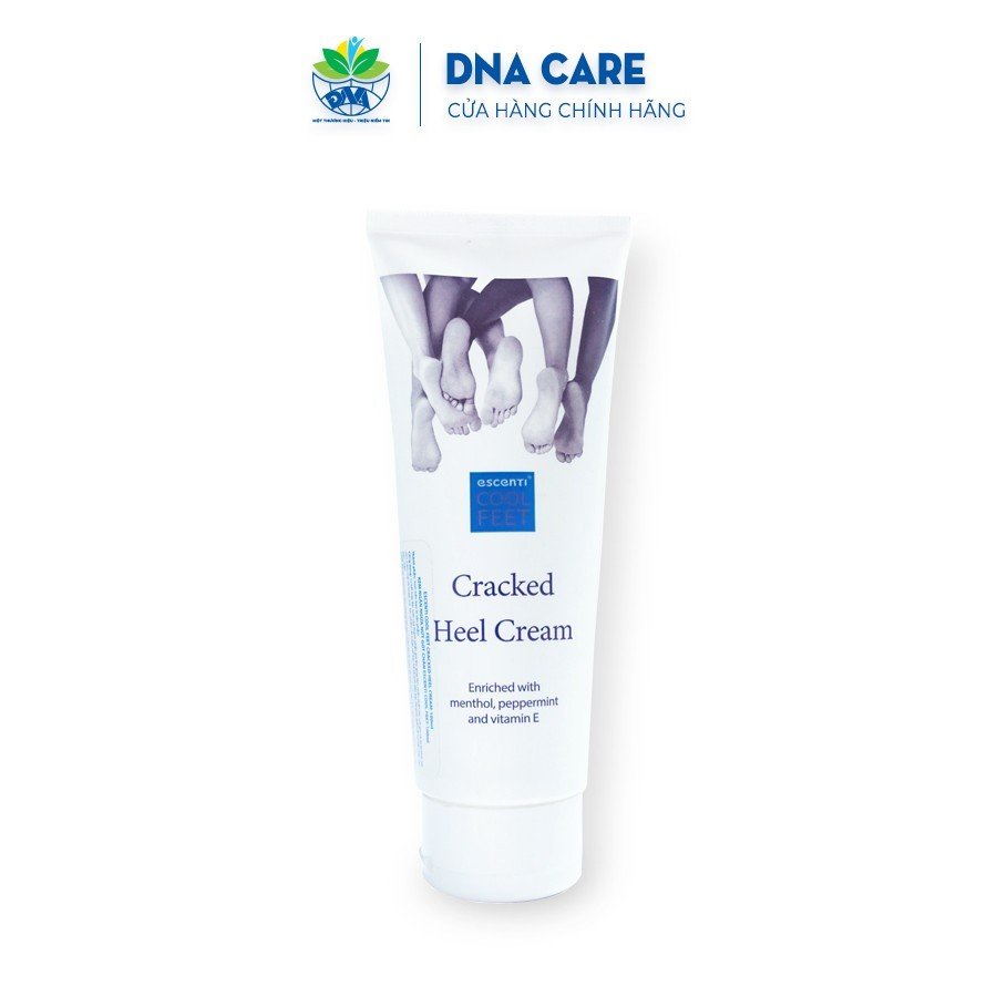 Kem bôi nứt gót chân ESCENTI làm mềm da chân tuýp 100ml