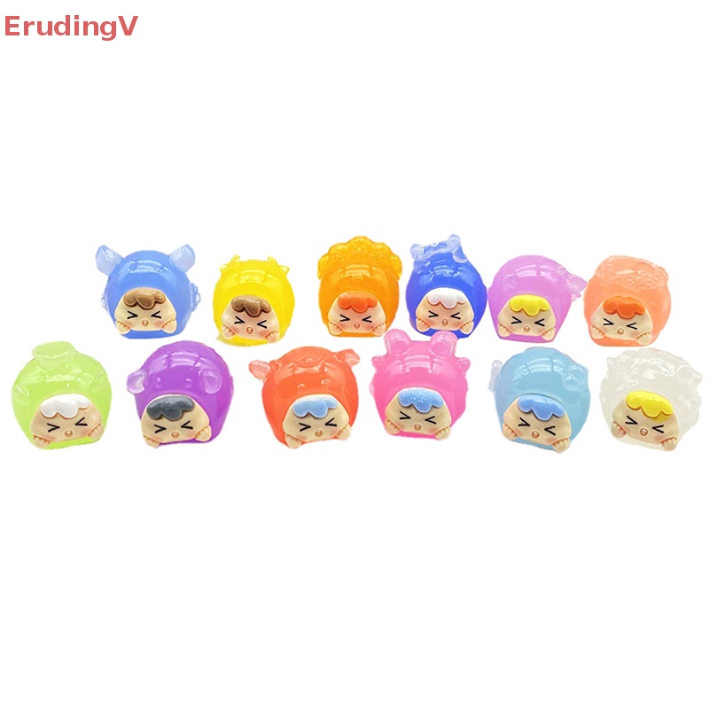 [ErudingV] Móc Khóa Hình Búp Bê Thỏ Phát Quang Đáng Yêu Trang Trí Xe Hơi Vào Ban Đêm DIY