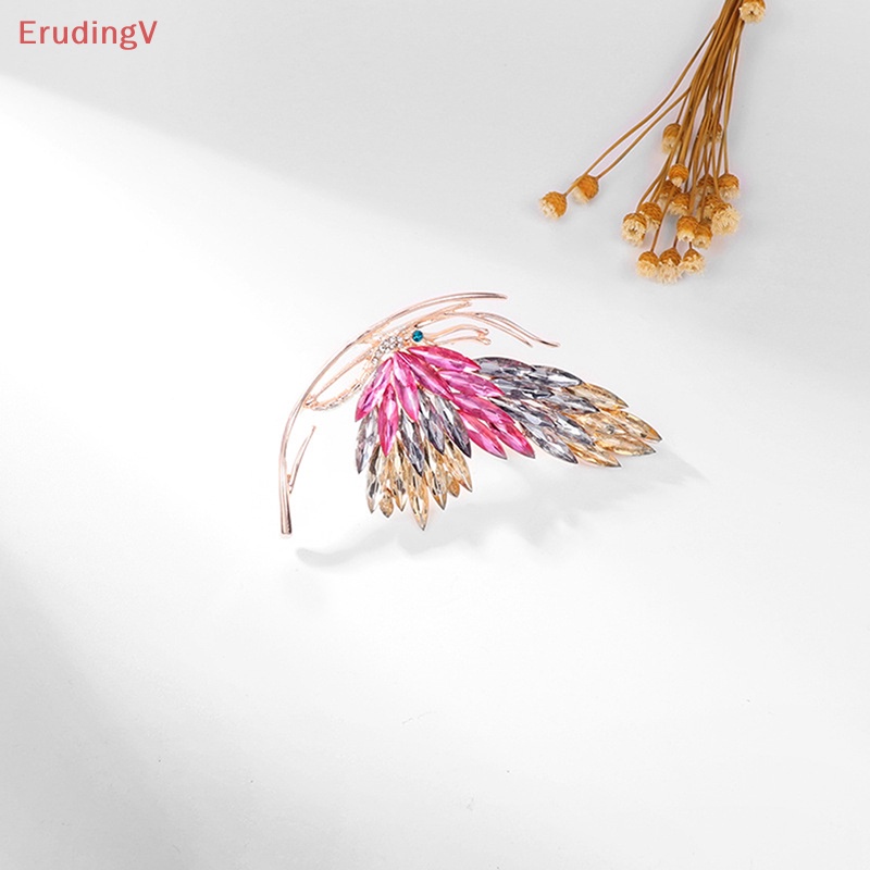 [ErudingV] Ghim Cài Áo Hình Bướm Pha Lê Màu Gradient Cao Cấp Kiểu Pháp Thanh Lịch Dùng Để Trang Trí Áo Khoác Corsage [Mới]