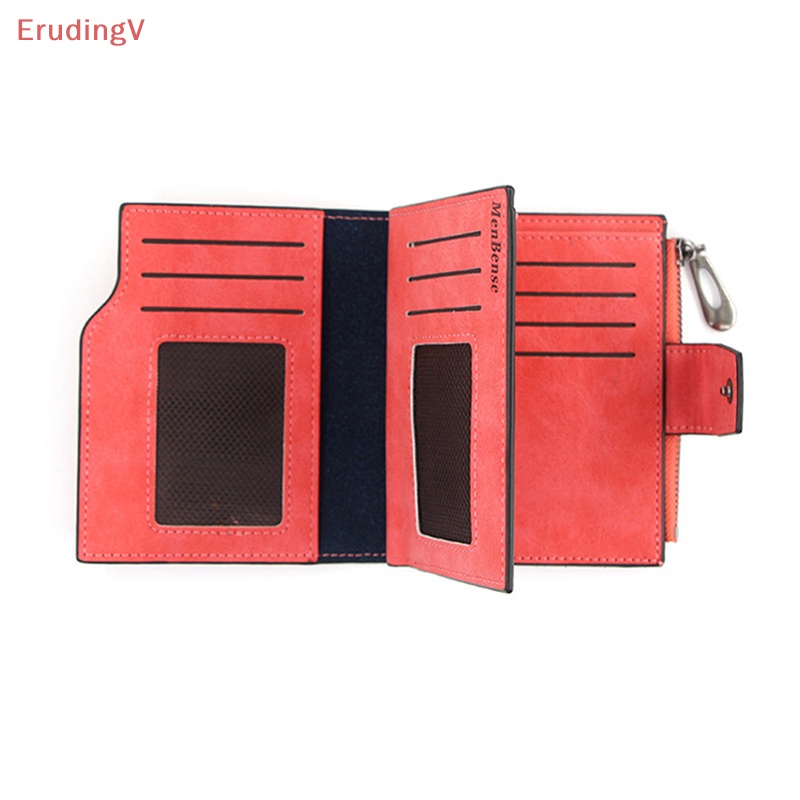 [ErudingV] Ví Da PU Cỡ Nhỏ Phối Khóa Kéo Thời Trang Mới Cho Nữ [Mới]