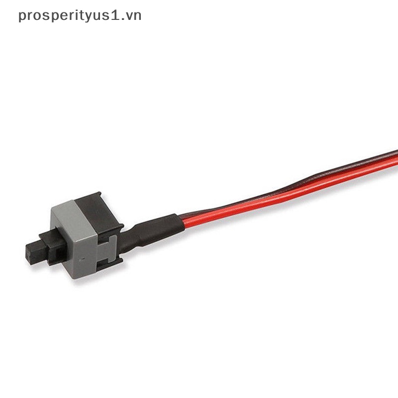 [prosperityus1] Set 5 Dây Cáp Nguồn 50cm 2 Pin SW PC Có Nút Nhấn / Tắt [VN] Cho Máy Tính